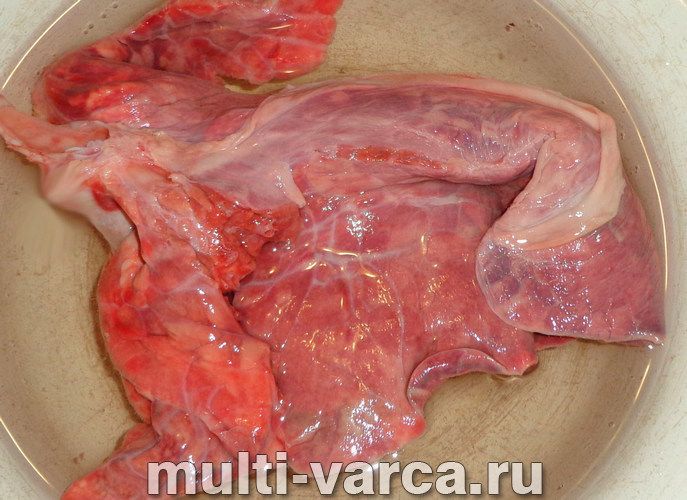 Свиняче легке в мультиварці