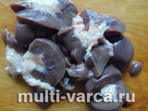 Варені свинячі нирки