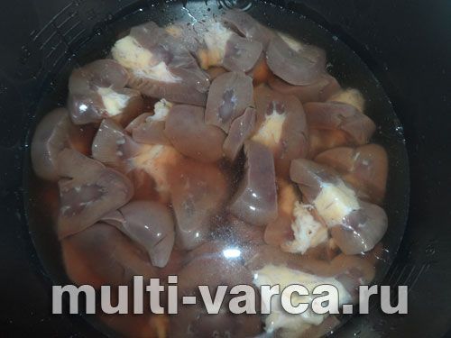 Варені свинячі нирки