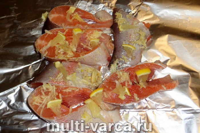 Форель у фользі в мультиварці