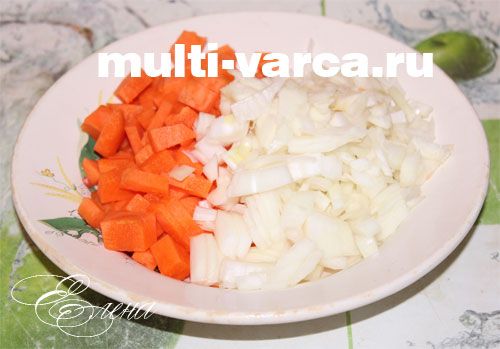 Гриби з куркою в мультиварці