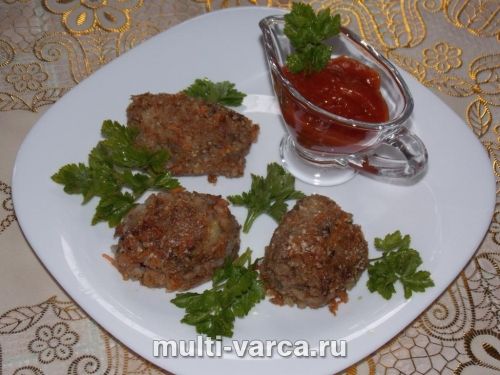 Гречані котлети з грибами