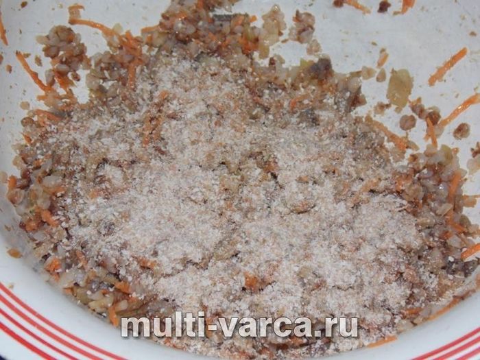 Гречані котлети з грибами