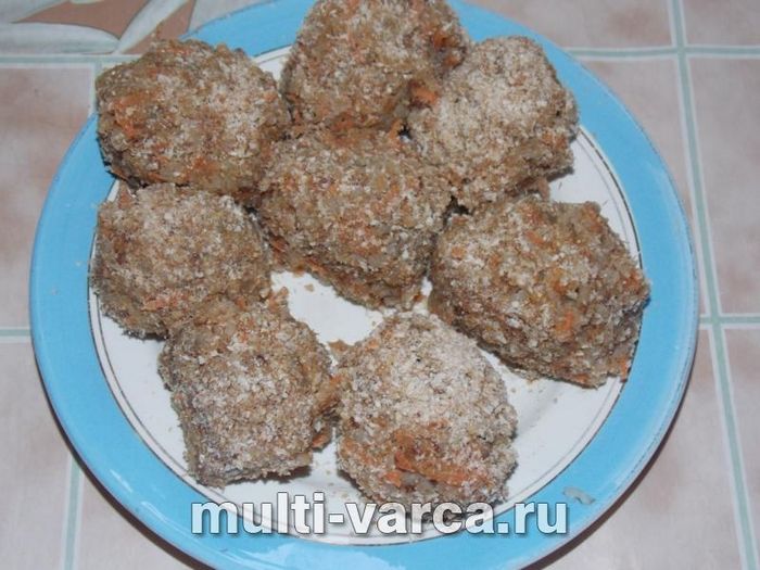 Гречані котлети з грибами