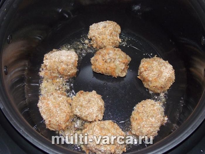 Гречані котлети з грибами