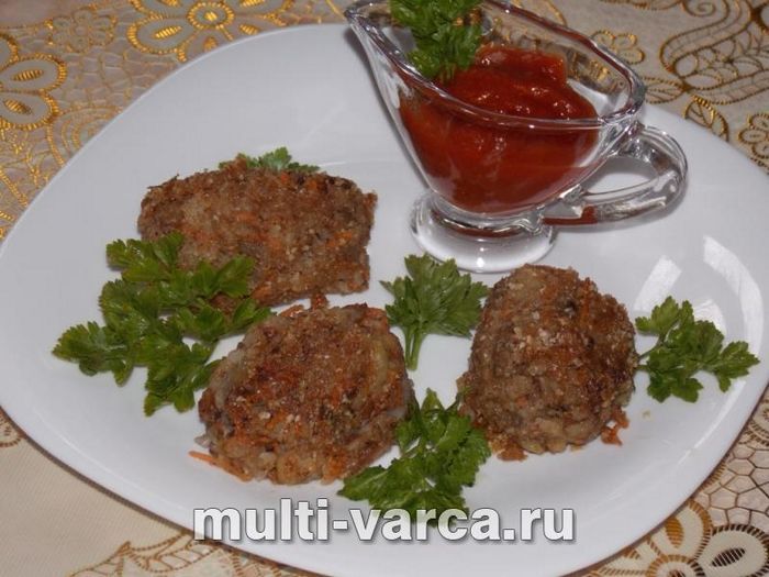 Гречані котлети з грибами
