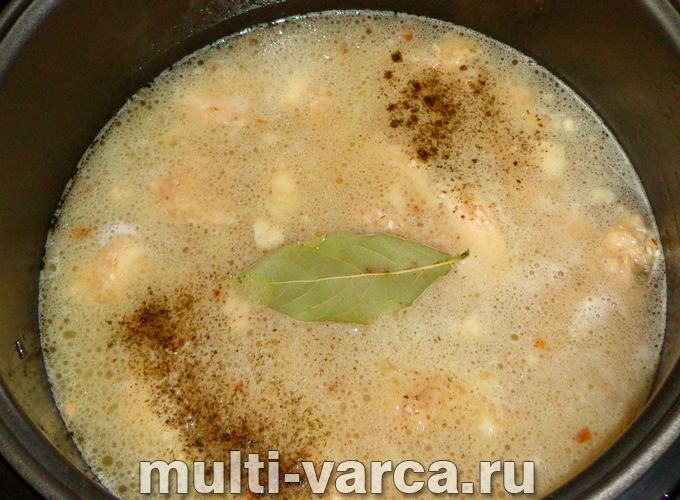 Ячна каша з тушонкою в мультиварці