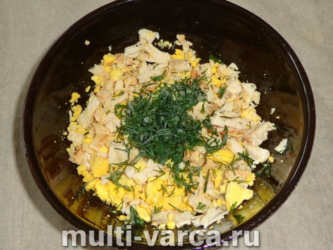 Яйця з куркою