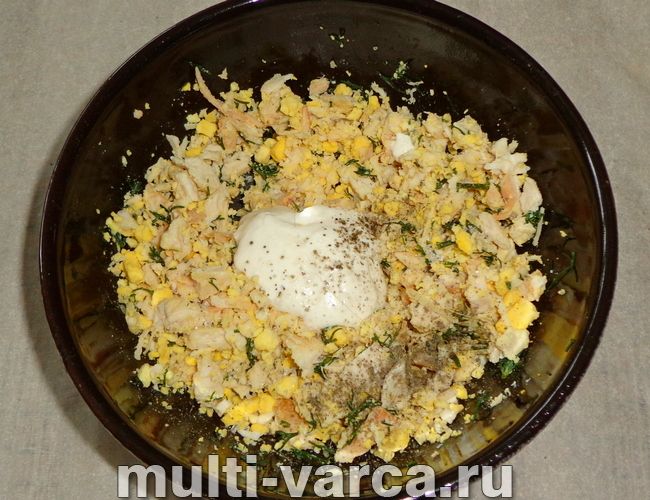 Яйця з куркою