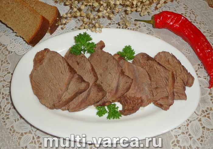 Яловичина су-вид у мультиварці