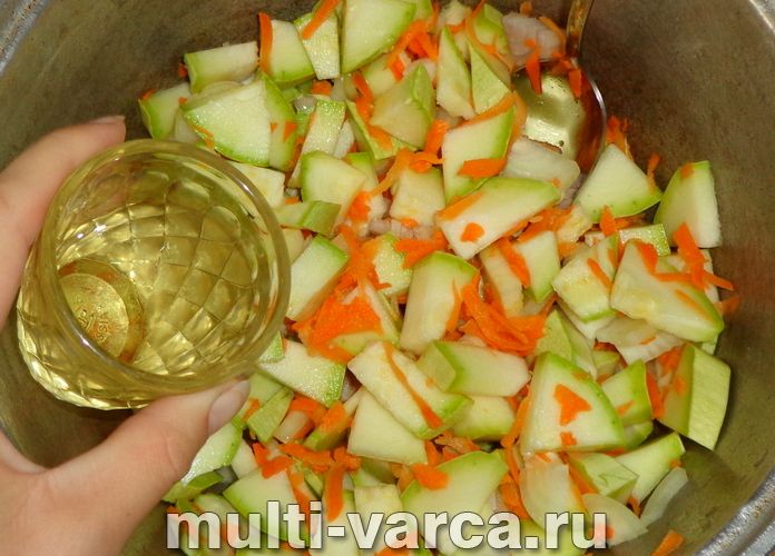 Кабачкова ікра з майонезом на зиму