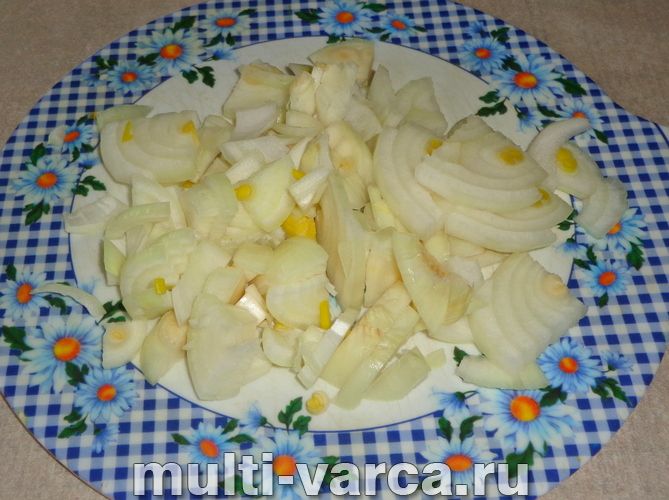Картопля з нирками в мультиварці