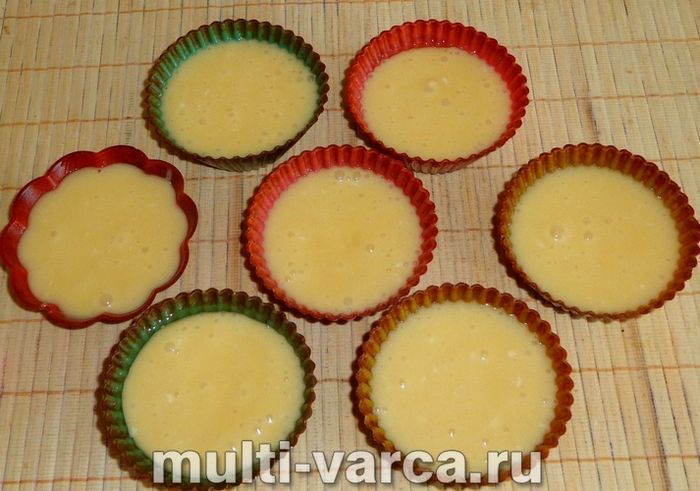 Кекси на сметані з кокосовою стружкою