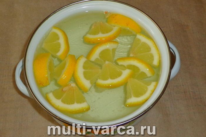 Компот із лимонів на зиму