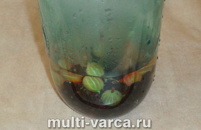 Компот зі смородини та аґрусу на зиму
