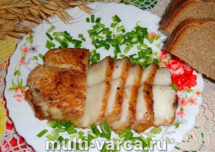 Копчене сало в мультиварці