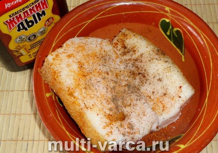 Копчене сало в мультиварці