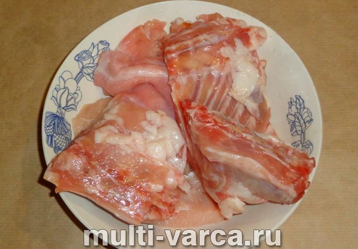 Кролик з апельсинами в мультиварці
