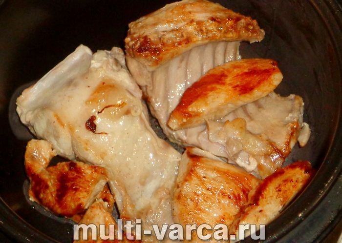 Кролик з апельсинами в мультиварці