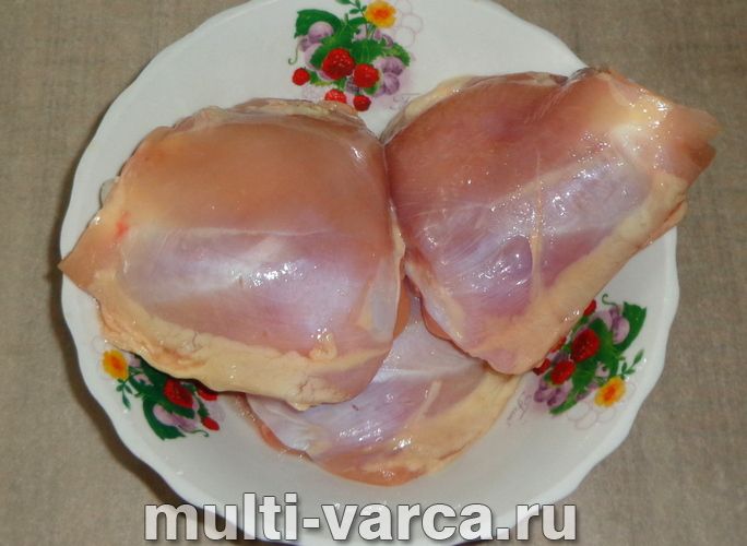 Курячі стегна в соєвому соусі в мультиварці