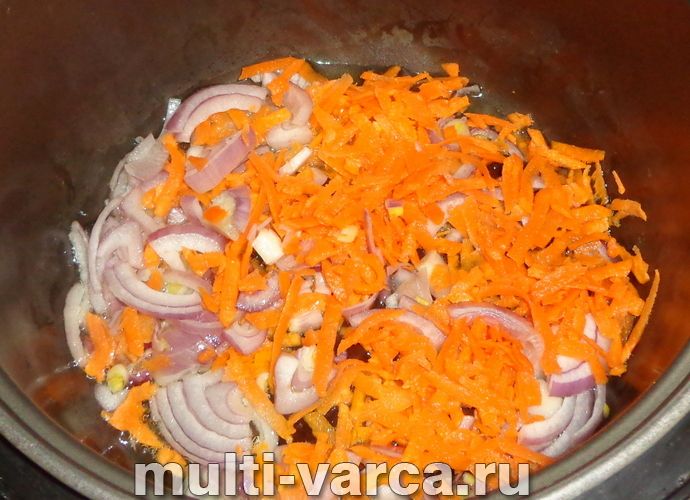 Лемонема з овочами в мультиварці