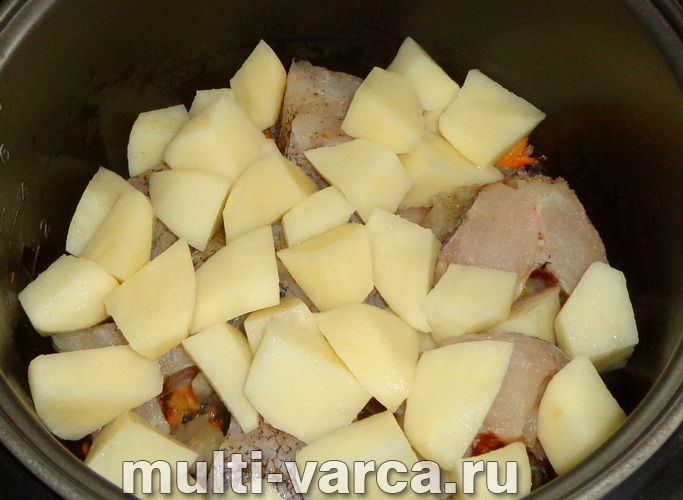 Лемонема з овочами в мультиварці