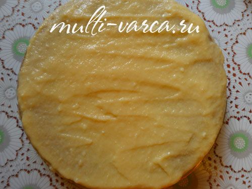 Маковий торт із заварним кремом