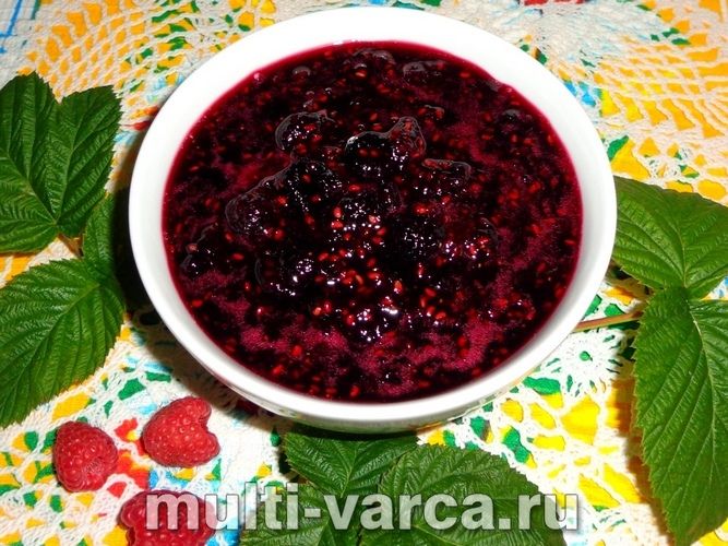 Малинове варення з ожиною на зиму