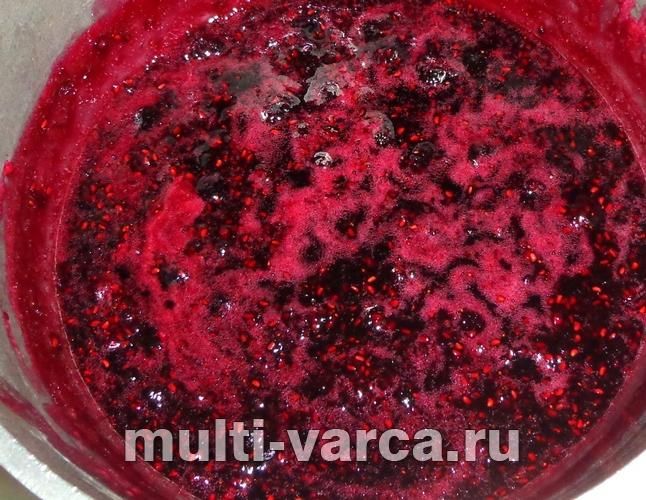 Малинове варення з ожиною на зиму