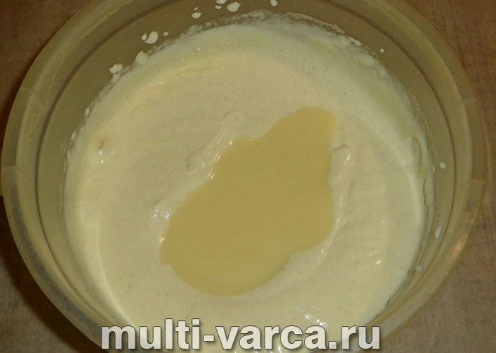 Манник зі згущеним молоком у мультиварці