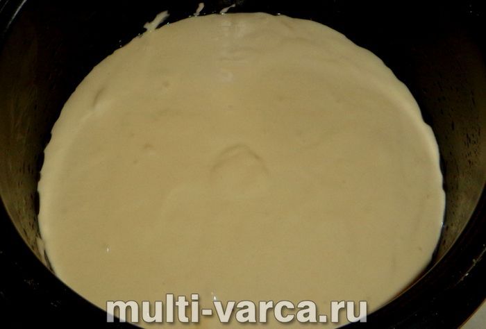 Манник зі згущеним молоком у мультиварці