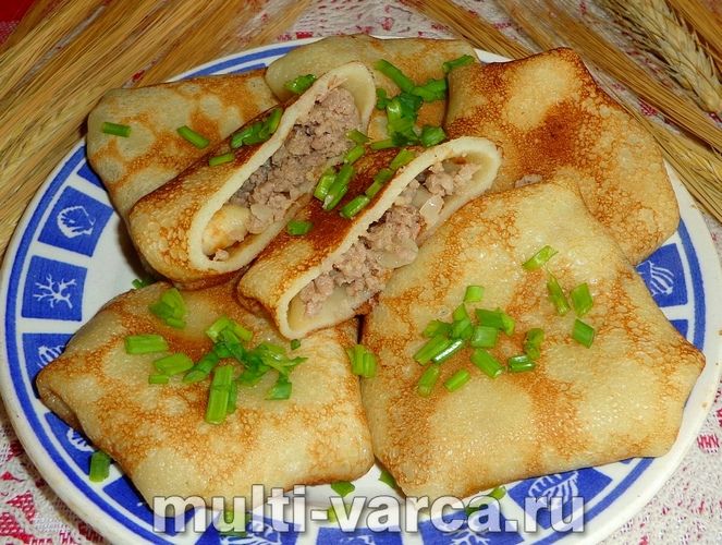 Млинці з фаршем