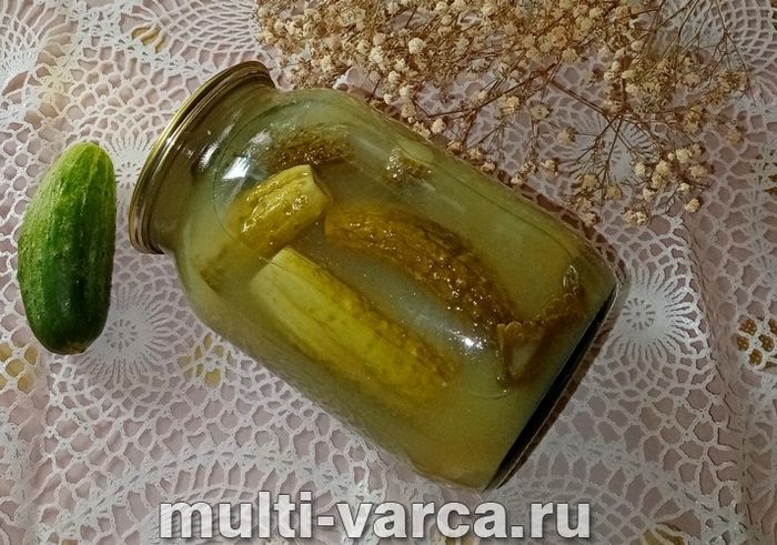 Огірки в гірчичній заливці на зиму