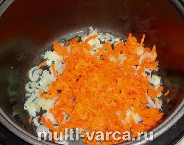 Перловка з овочами на гарнір у мультиварці