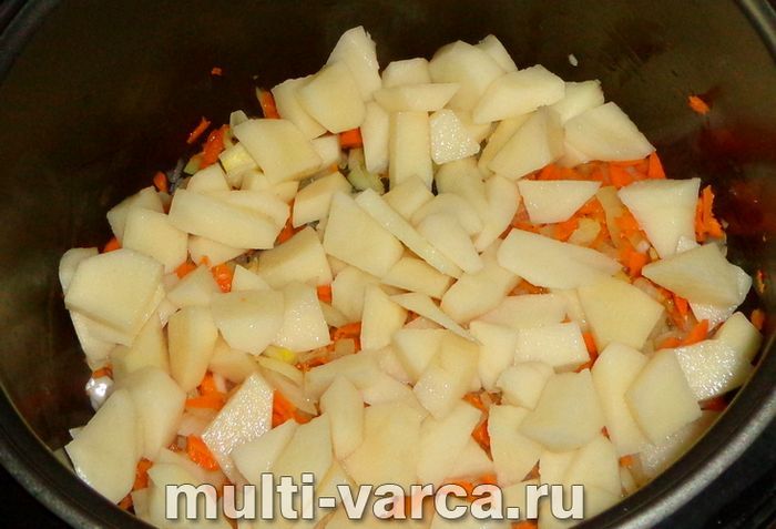 Пісний розсольник у мультиварці