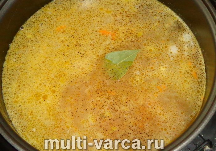 Пісний розсольник у мультиварці