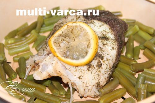 Риба з овочами в мультиварці на пару