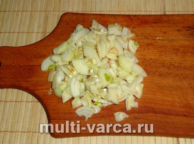 Рис із куркою та овочами в мультиварці