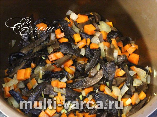Рис із підберезовиками