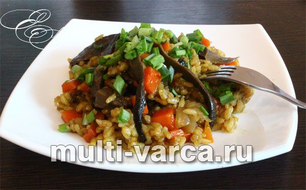 Рис із підберезовиками