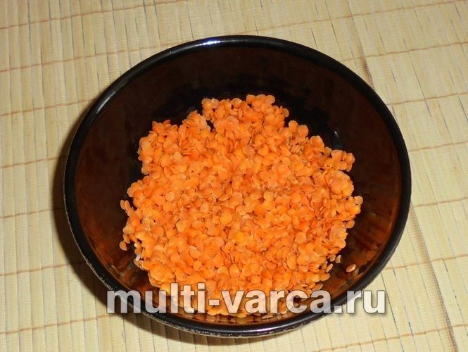 Рис із сочевицею в мультиварці