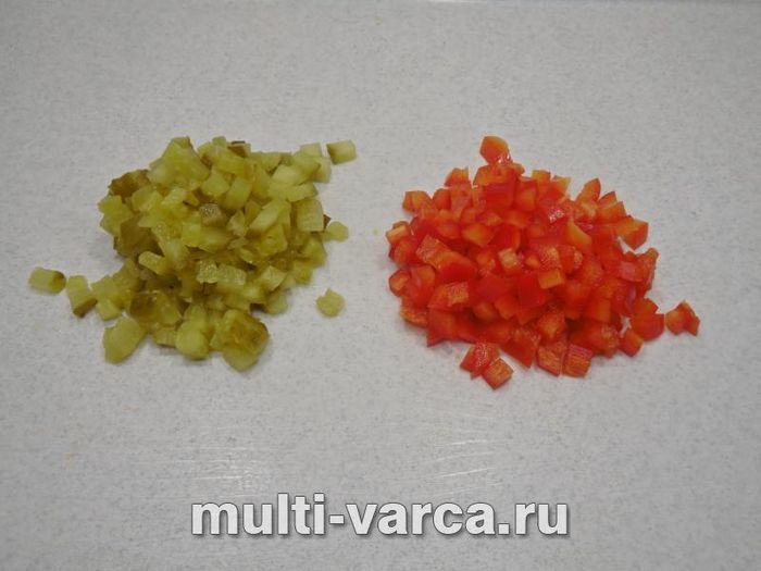 Салат із рисом і копченою куркою