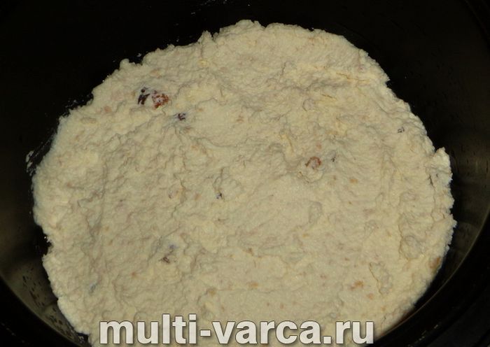 Сирна запіканка з пластівцями в мультиварці