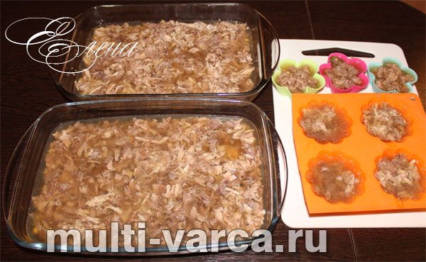 Смачний домашній холодець зі свинини та яловичини