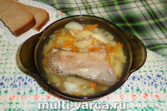 Суп із форелі в мультиварці