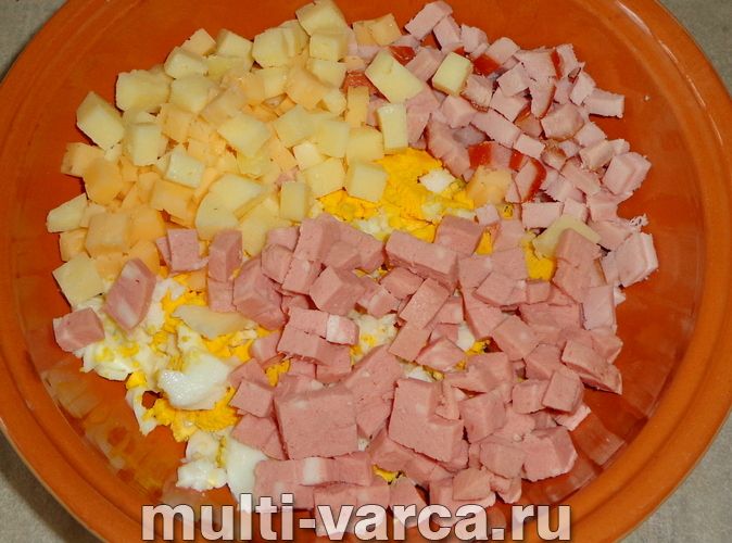 Тарталетки з сиром, яйцем і м'ясом &laquo;Поросята&raquo;