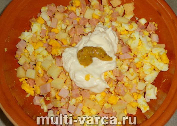 Тарталетки з сиром, яйцем і м'ясом &laquo;Поросята&raquo;