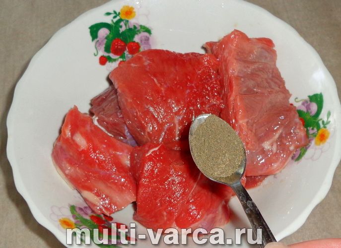 Телятина на пару в мультиварці