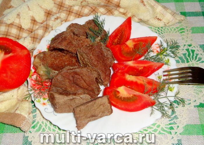 Телятина на пару в мультиварці
