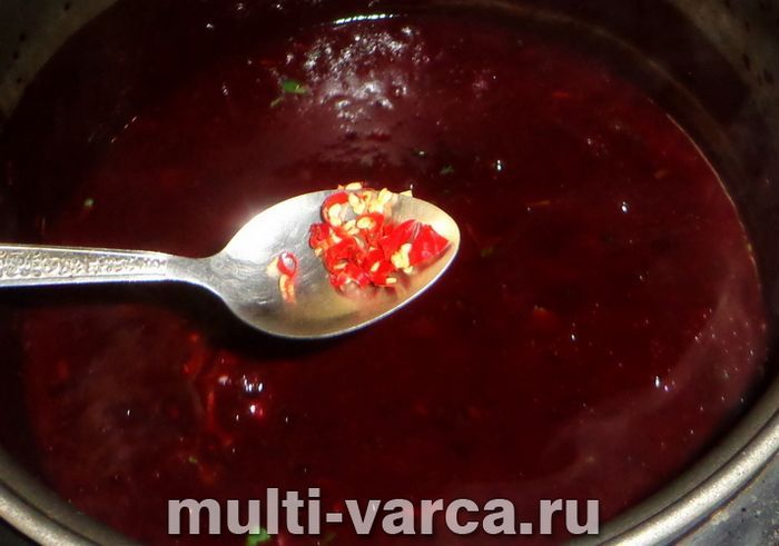 Ткемалі в мультиварці